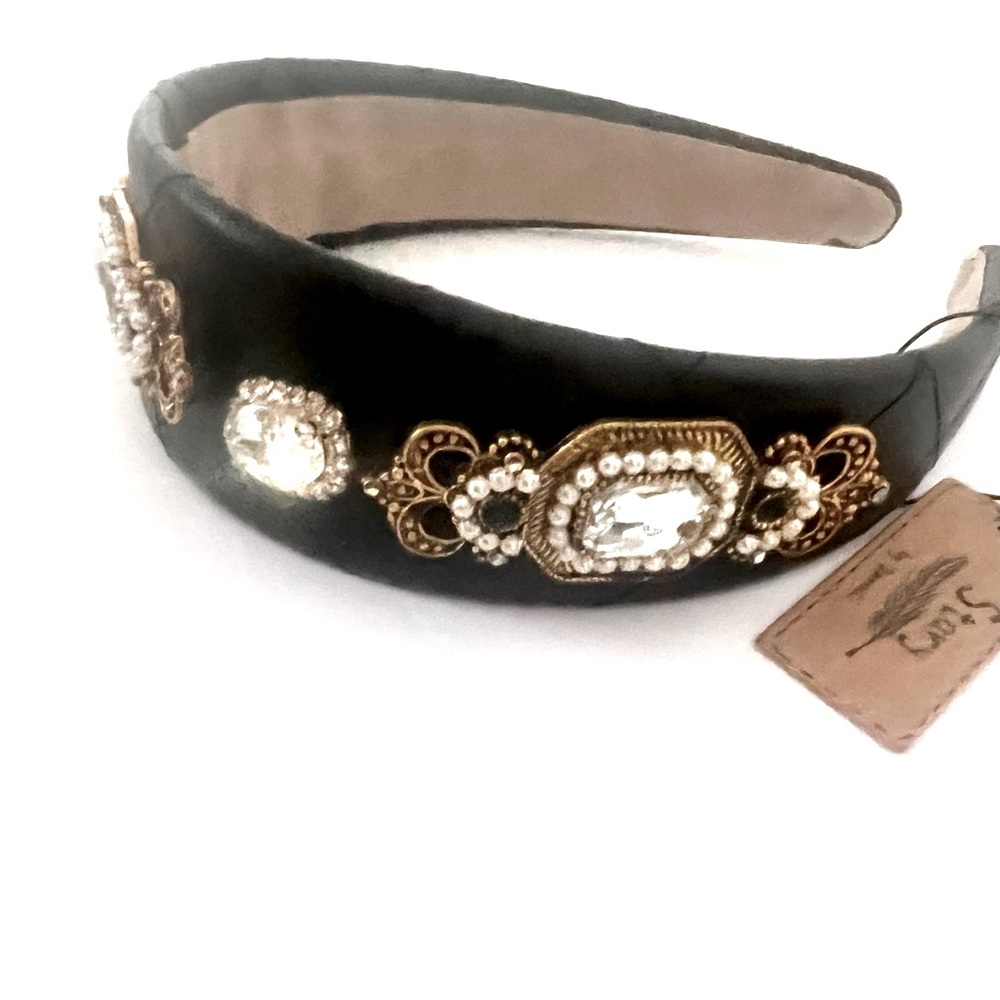 🔥🔥🆕Black Rhinestone Headband - Picture 7 of 7